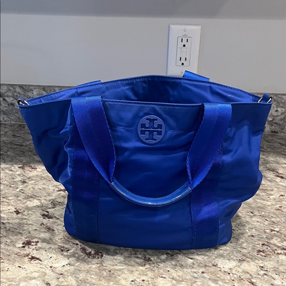 Tory Burch Royal Blue Tote Bag